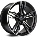 FELGI CARBONADO DYNAMITE 5x120 8.5x18 ET30 Matt Black Front Polished