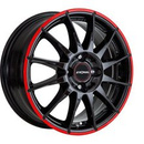 FELGI RONAL R54 4x98 7x16 ET35 Jetblack Red Rim