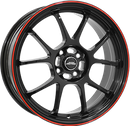 FELGI INTER ACTION PHOENIX 4x98 6.5x15 ET35 Gloss Black Red