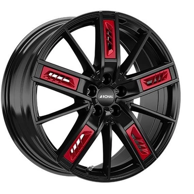 FELGI RONAL R67 RED 5x108 8.5x20 ET50 Jetblack